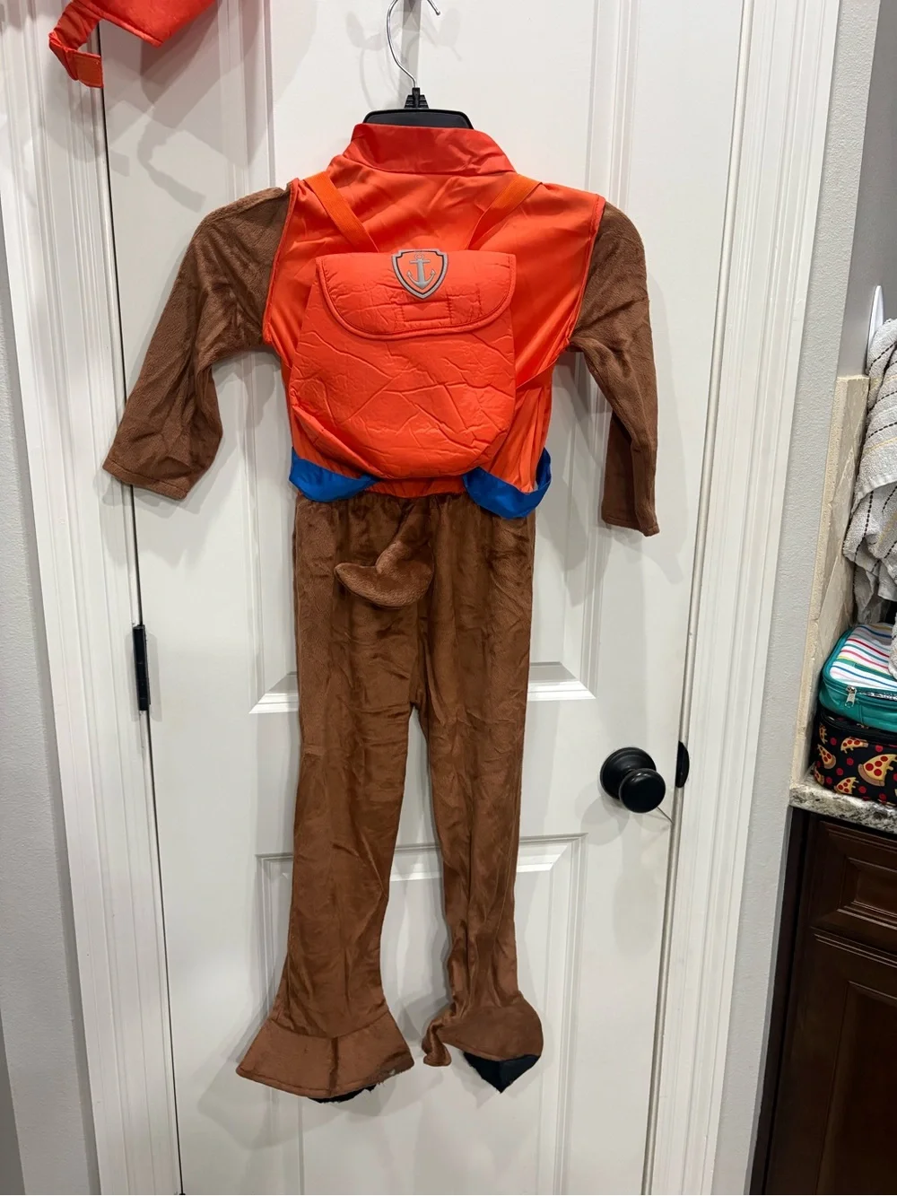 Zuma Paw Patrol 3 piece costume 5-6t GUC Hat Backpack
